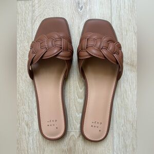 New brown sandals. A New Day. Never worn. Size 8